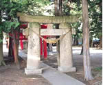 与次郎稲荷神社の石鳥居