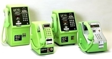 緑色公衆電話