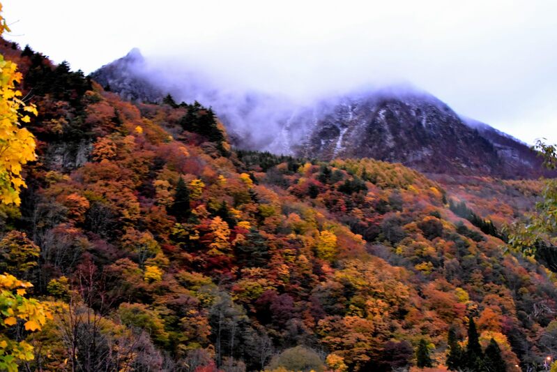 黒伏山の夕景